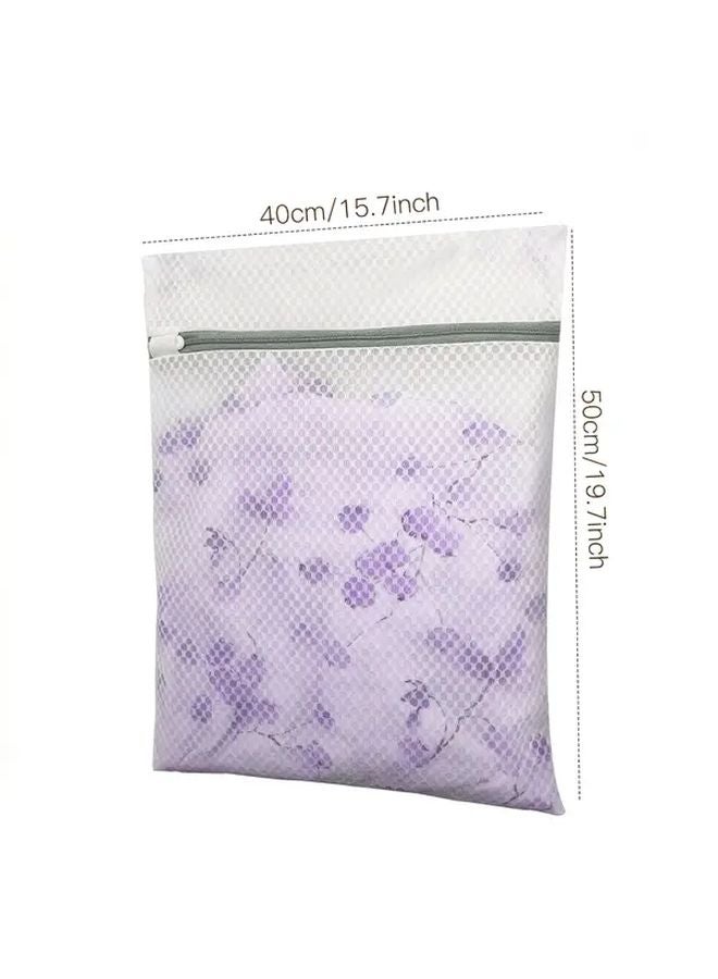 4 Pack 15 75x19 69 Inch Mesh Laundry Bags With Zipper For Delicates Socks Underwear Swimsuits - Image 3